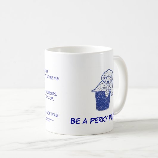 Perky Puppy Mok (Voorkant rechts)