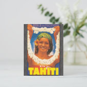 Perle Du Pacifique Tahiti,  Briefkaart (Staand voorkant)