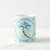 Perlenlibelle, personalisiert kaffeetasse koffiemok (Center)