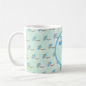Perlenlibelle, personalisiert kaffeetasse koffiemok (Links)