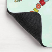 Perlenlibelle, personalisiert muismat (Hoek)