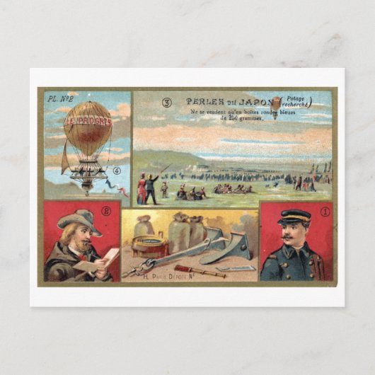 Perles du Japon (1900) ~ Planche n°2 Briefkaart (Voorkant)