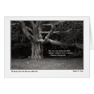 Perley Oak Monochrome Eleanor Roosevelt Card