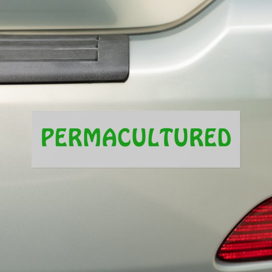 PERMACULTUREEL BUMPERSTICKER (Op auto)
