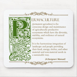 Permacultuur - A Definition (1) Green & Brown Muismat
