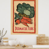 Permacultuur-Boerderijen, personaliseren Poster (Keuken)