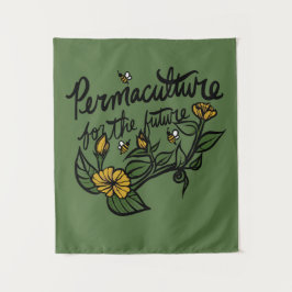 Permacultuur voor de toekomst wandkleed