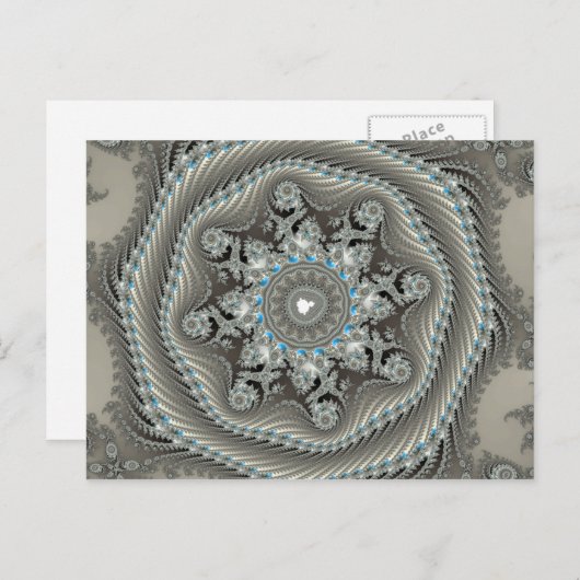 Permafrosting - Fractaal Briefkaart (Voorkant / Achterkant)