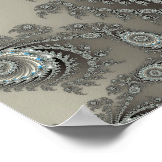 Permafrosting - Fractaal Poster (Hoek)