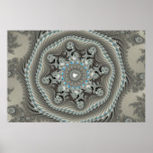 Permafrosting - Fractaal Poster (Voorkant)