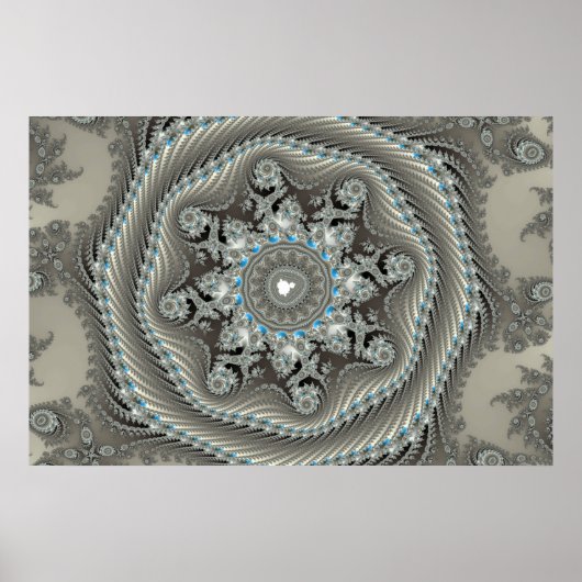 Permafrosting - Fractaal Poster (Voorkant)