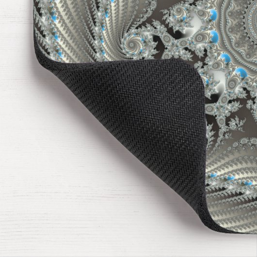 Permafrosting - Fractal Mousepad Muismat (Hoek)