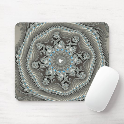 Permafrosting - Fractal Mousepad Muismat (Met muis)