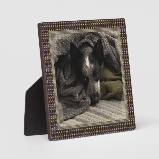 Permanent Afbeelding met Faux Metal Lijst HAMbWG Fotoplaat (Voorkant)