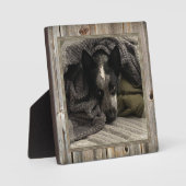 Permanent Afbeelding met Faux Wood Lijst HAMbWG Fotoplaat (Voorkant)