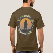 Permanent Beer en Camo Round Design T-Shirt (Achterkant)