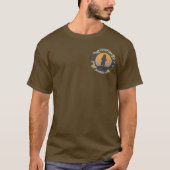 Permanent Beer en Camo Round Design T-Shirt (Voorkant)