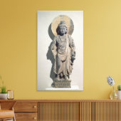 Permanent Bodhisattva Maitreya, 3e eeuw Canvas Afdruk (Insitu (Woonkamer))