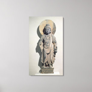 Permanent Bodhisattva Maitreya, 3e eeuw Canvas Afdruk