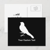 Permanent Canarische vogelpest Briefkaart (Voorkant / Achterkant)