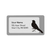 Permanent Canarische vogelpest Etiket (Voorkant)