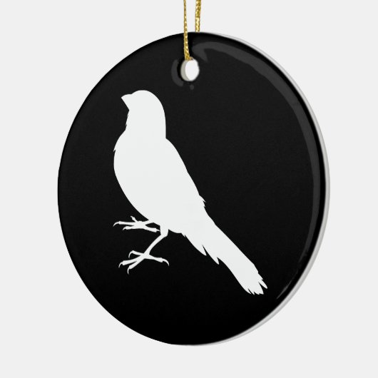 Permanent Canarische vogelpest Keramisch Ornament (Links)