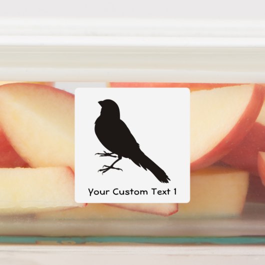 Permanent Canarische vogelpest Labels (Aangebracht)