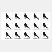Permanent Canarische vogelpest Labels (Vel)