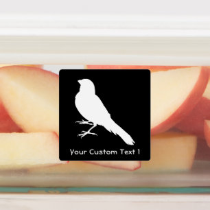 Permanent Canarische vogelpest Labels