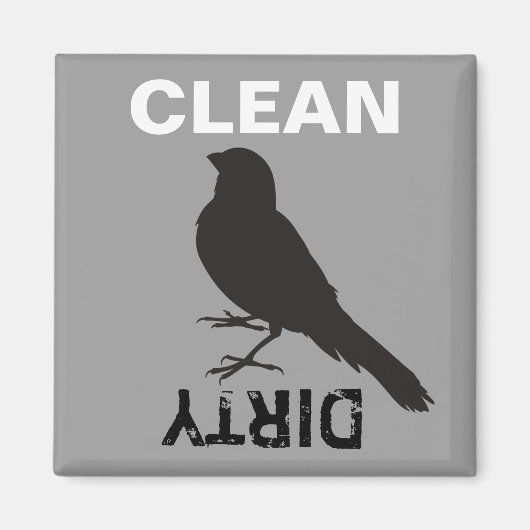 Permanent Canarische vogelpest Magneet (Voorkant)