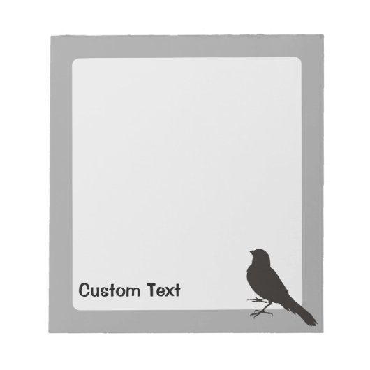 Permanent Canarische vogelpest Notitieblok (Voorkant)