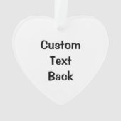 Permanent Canarische vogelpest Ornament (achterkant)