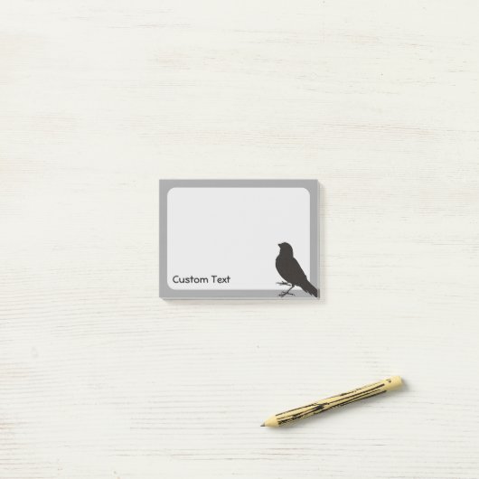 Permanent Canarische vogelpest Post-it® Notes (Op bureau)