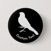 Permanent Canarische vogelpest Ronde Button 5,7 Cm (Voorkant)
