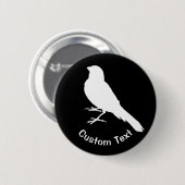 Permanent Canarische vogelpest Ronde Button 5,7 Cm (Voorkant /achterkant)