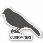 Permanent Canarische vogelpest Sticker (Voorkant)