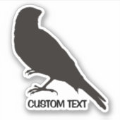 Permanent Canarische vogelpest Sticker (Voorkant)