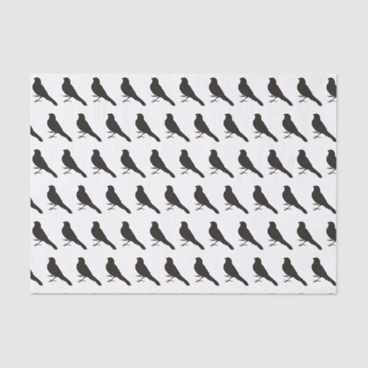 Permanent Canarische vogelpest Tissuepapier (Voorkant)