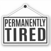Permanent gebonden sticker (Voorkant)