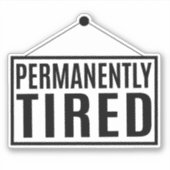 Permanent gebonden sticker (Voorkant)