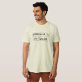 permanent geëtiketteerd t-shirt (Voorkant volledig)
