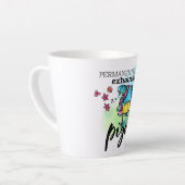 Permanent geëxtrudeerde Cartoon van duivenkatten Latte Mok (Linkerhoek)