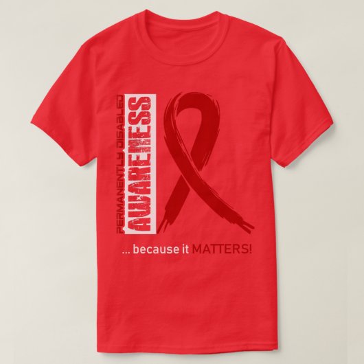 permanent gehandicapt bewustzijn omdat het ertoe d t-shirt (Design voorkant)