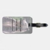 Permanent Grizzly-Beer Bagagelabel (Achterkant horizontaal)