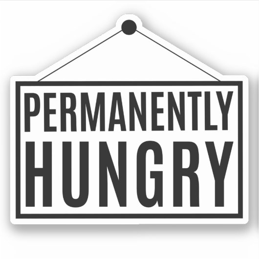 Permanent Hongaars Sticker (Voorkant)