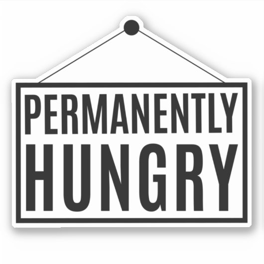 Permanent Hongaars Sticker (Voorkant)