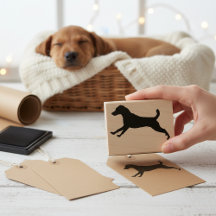 Permanent Labrador Retriever Rubber Stempel