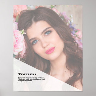 Permanent Makeup Beauty Timeless Poster