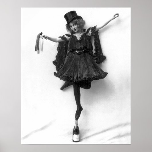 Permanent op Champagne Poster (Voorkant)