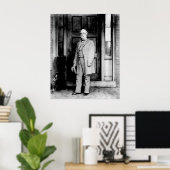 Permanent portret van generaal Robert E. Lee Poster (Thuiskantoor)